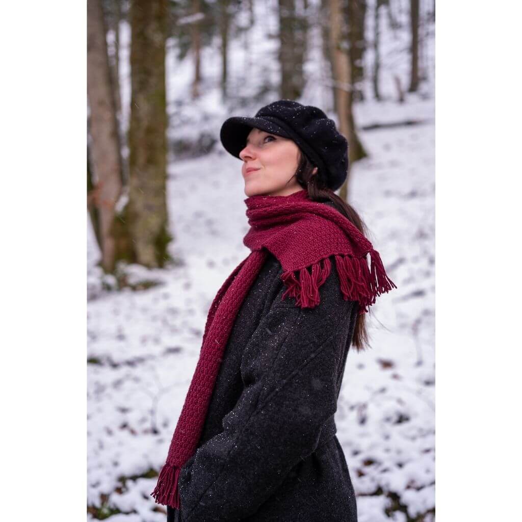 Wisteria Knitting Pattern Falling Leaves Schal Strickanleitung - Wisteria Knitting (PDF) Lieblingsgarn