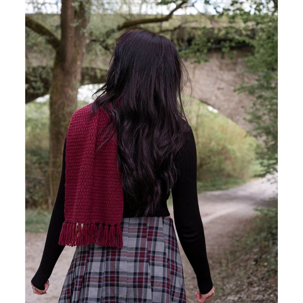 Wisteria Knitting Pattern Falling Leaves Schal Strickanleitung - Wisteria Knitting (PDF) Lieblingsgarn