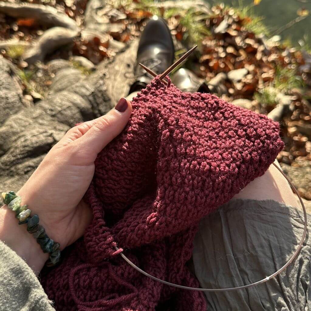 Wisteria Knitting Pattern Falling Leaves Schal Strickanleitung - Wisteria Knitting (PDF) Lieblingsgarn