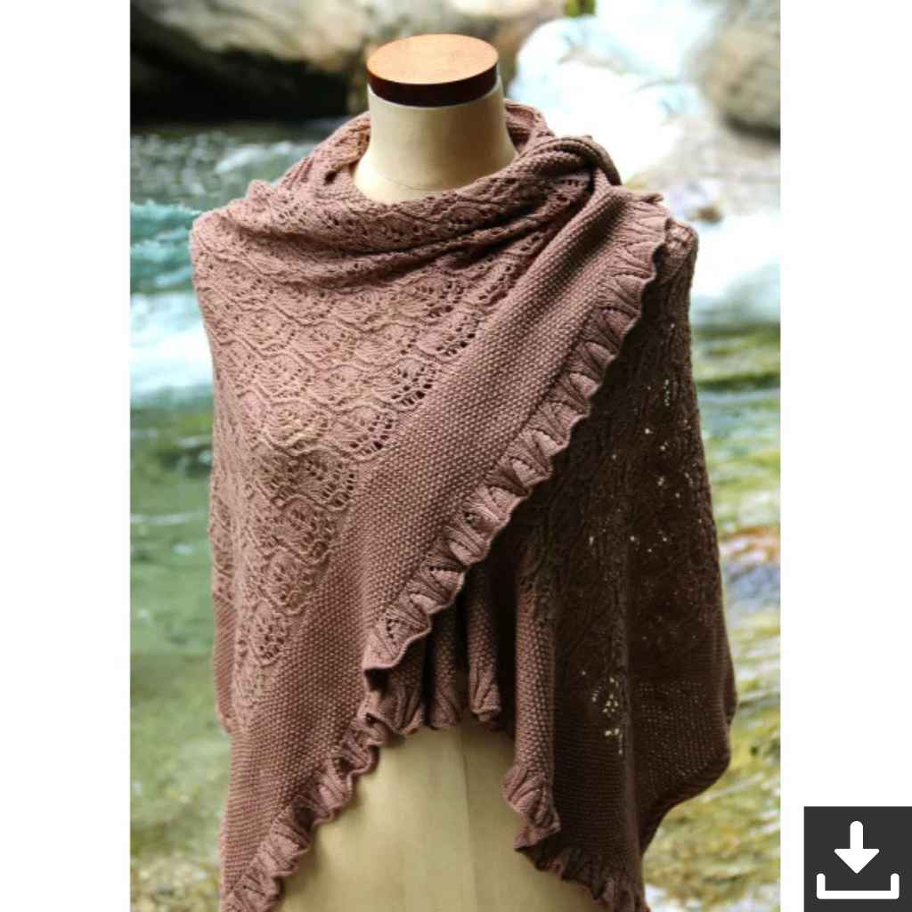 Go Handmade Pattern Wrap Isabella Wrap Strickanleitung - Go Handmade (PDF) Lieblingsgarn