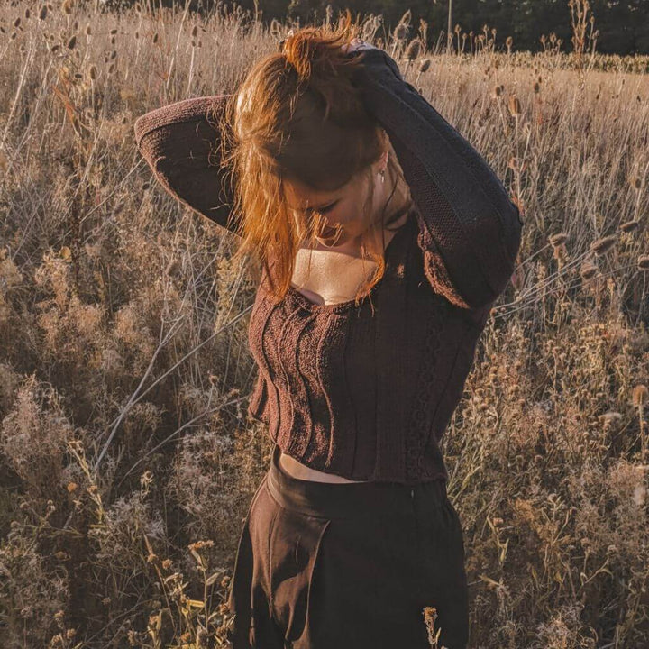 Yarn Me Up Pattern Pullover Morticia Sweater Strickanleitung - Yarn me Up (PDF) Lieblingsgarn