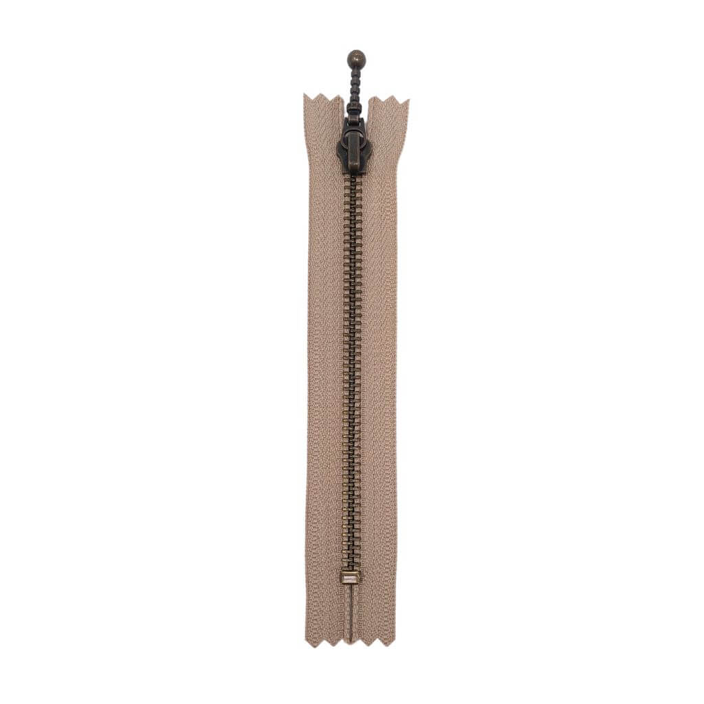 YKK Reißverschluss nicht teilbar 24 cm 573 Beige 24 cm Lieblingsgarn