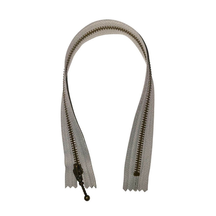 YKK Reißverschluss nicht teilbar 36 cm 576 Hellgrau 36 cm Lieblingsgarn