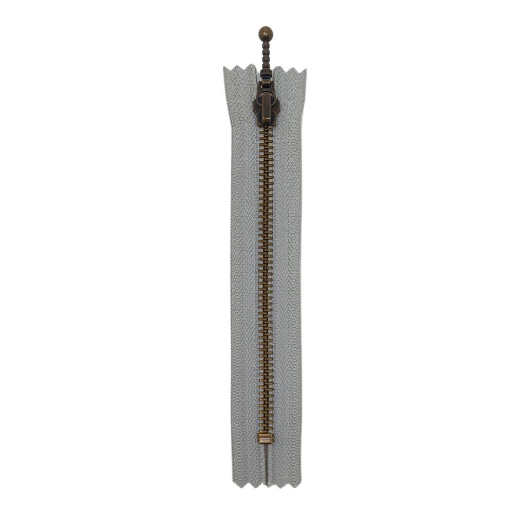 YKK Reißverschluss nicht teilbar 24 cm 576 Hellgrau 24 cm Lieblingsgarn