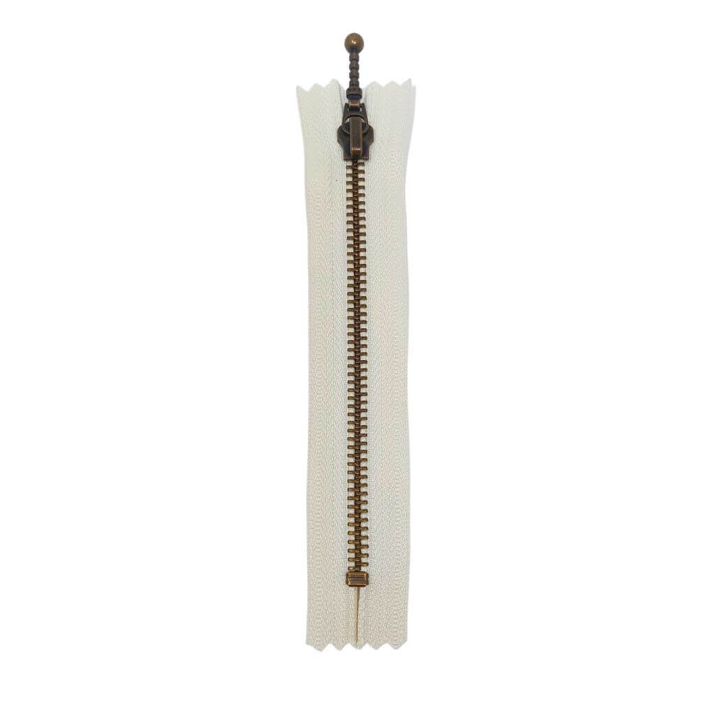 YKK Reißverschluss nicht teilbar 24 cm 841 Rohweiß 24 cm Lieblingsgarn