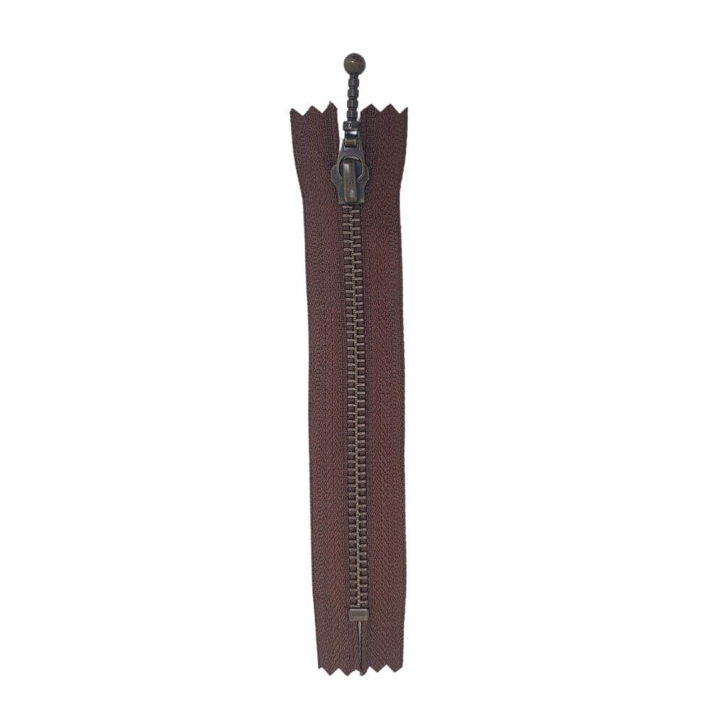 YKK Reißverschluss nicht teilbar 14 cm 568 Tabak 14 cm Lieblingsgarn