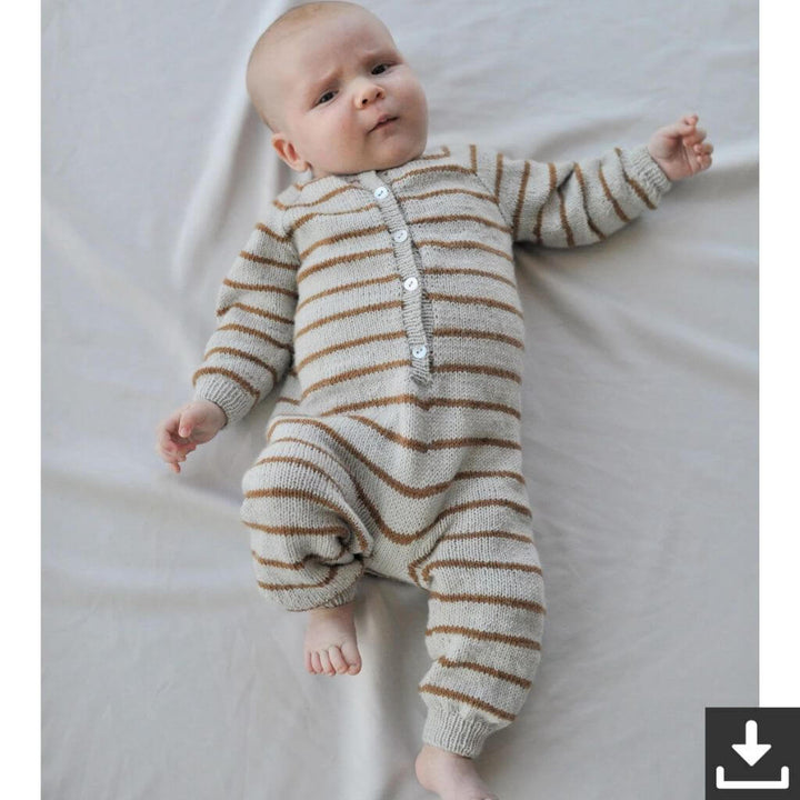 Yndestrikk Pattern Babystrampler Theos Strickanleitung - Yndestrikk (PDF) Lieblingsgarn