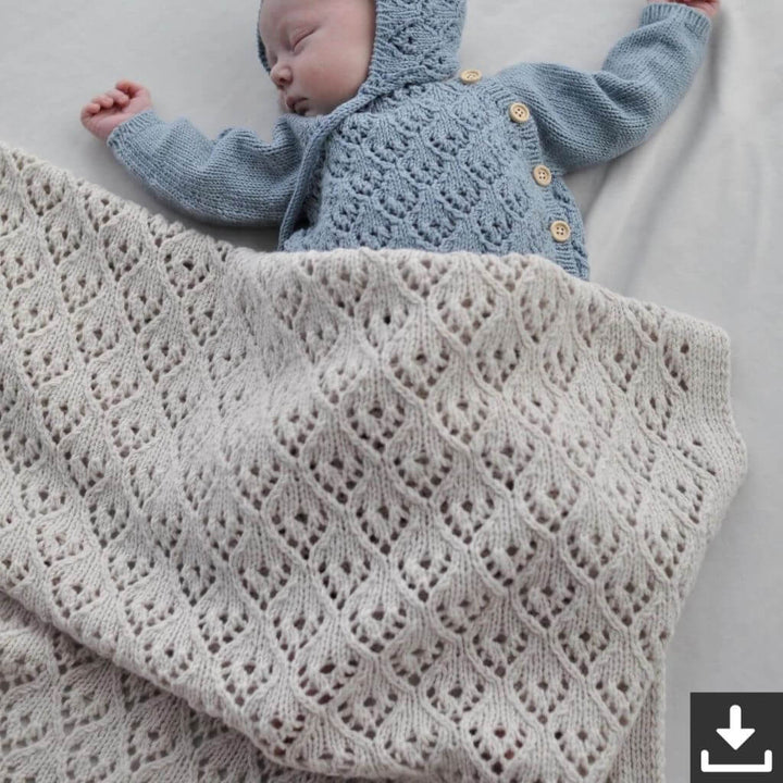 Yndestrikk Yndestrikk Yndig Babydecke (PDF) Lieblingsgarn
