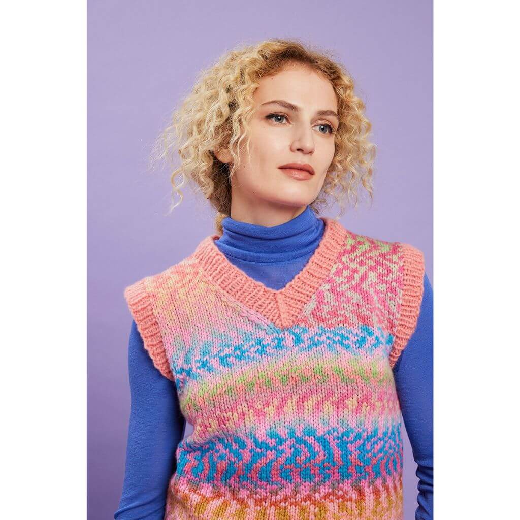 Pullunder Yoko Strickanleitung - Lang Yarns (Heft)