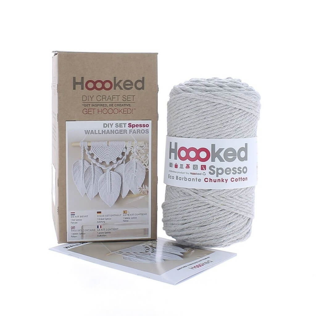 Hoooked DIY Set - Makramee Wandbehang Faros Lieblingsgarn