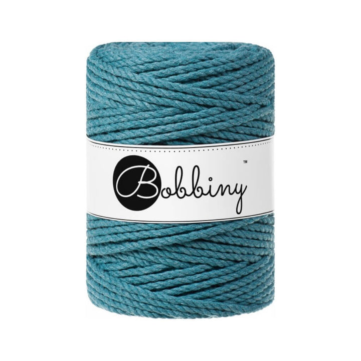 Bobbiny Makramee Garn 5 mm x 100 m gedreht Teal Lieblingsgarn