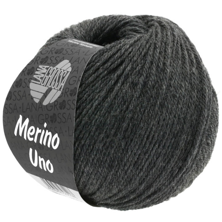 Lana Grossa Merino Uno 50 g 11 - Dunkelgrau Lieblingsgarn