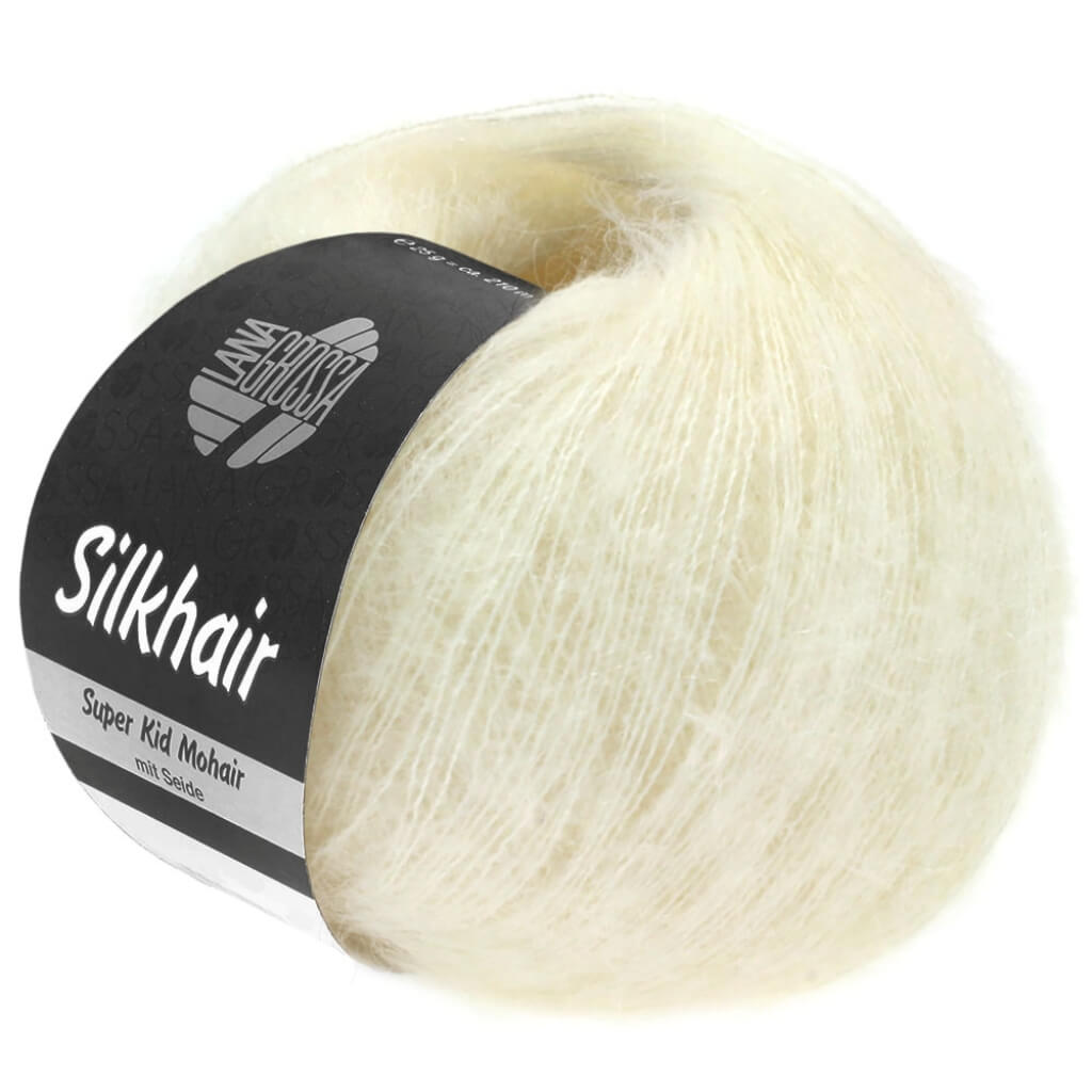 Lana Grossa Silkhair 25g 117 - Weiß Lieblingsgarn