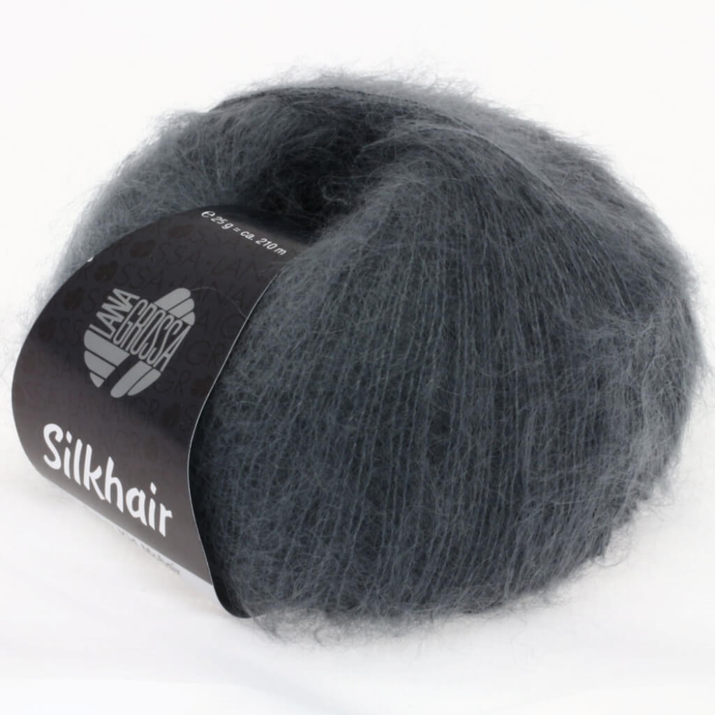 Lana Grossa Silkhair 25g 012 - Dunkelgrau Lieblingsgarn