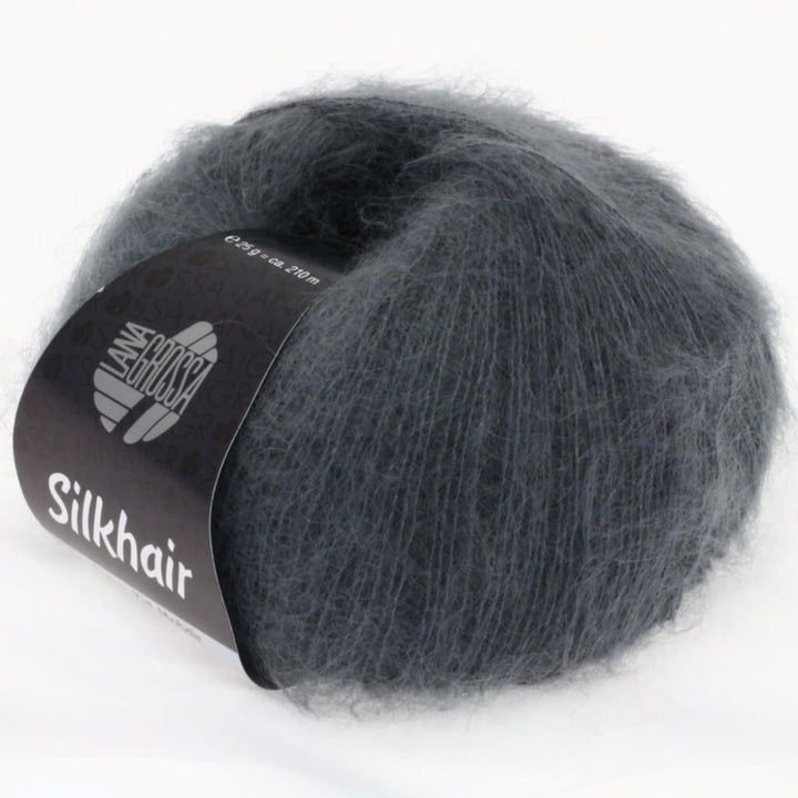 Lana Grossa Silkhair 25g 012 - Dunkelgrau Lieblingsgarn