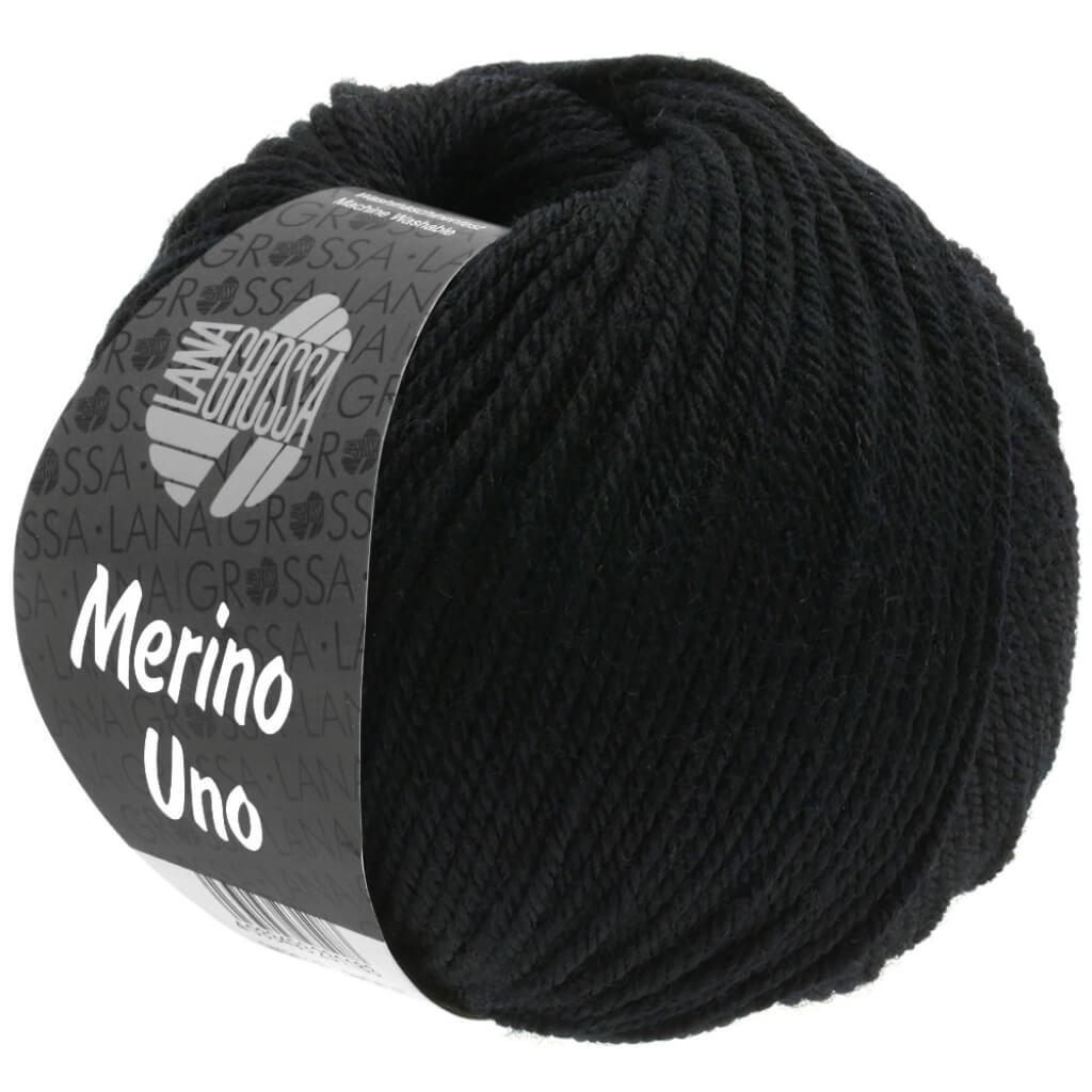 Lana Grossa Merino Uno 50 g 13 - Schwarz Lieblingsgarn