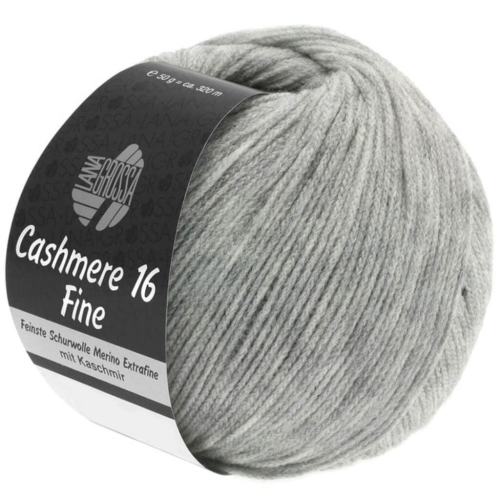 Lana Grossa Cashmere 16 Fine 50 g 15 - Hellgrau Lieblingsgarn
