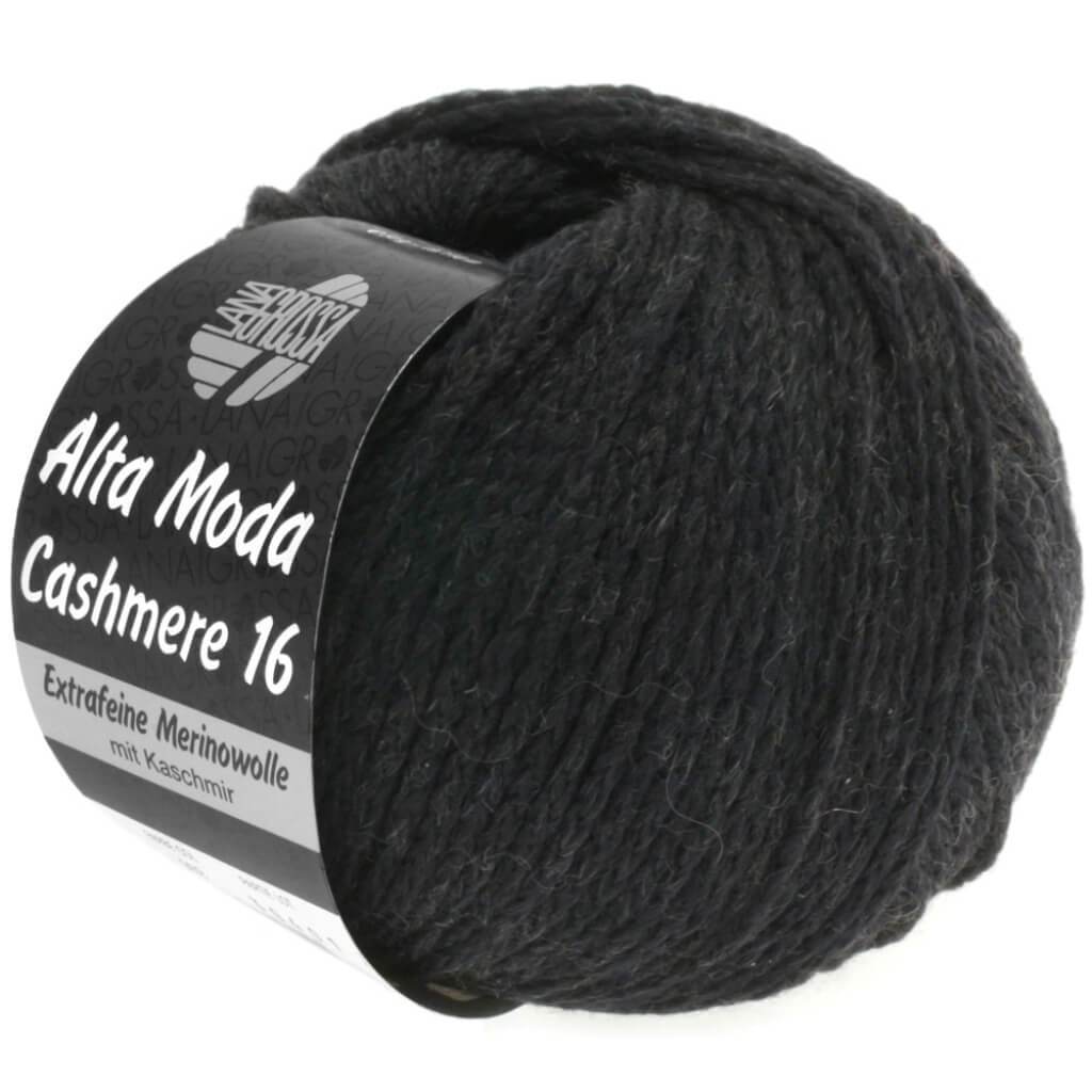 Lana Grossa Alta Moda Cashmere 16 50g 15 - Schwarz Lieblingsgarn