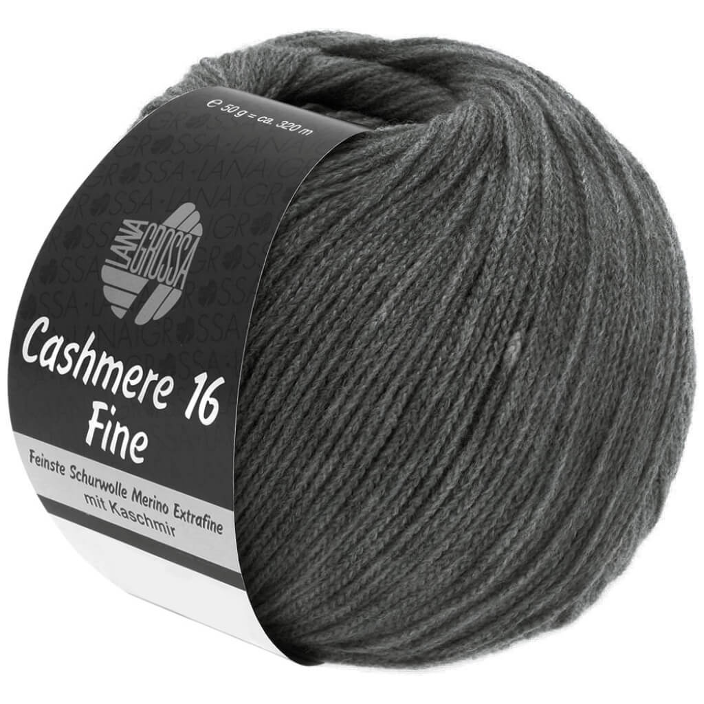 Lana Grossa Cashmere 16 Fine 50 g 16 - Dunkelgrau Lieblingsgarn