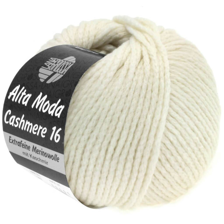 Lana Grossa Alta Moda Cashmere 16 50g 16 - Rohweiß Lieblingsgarn