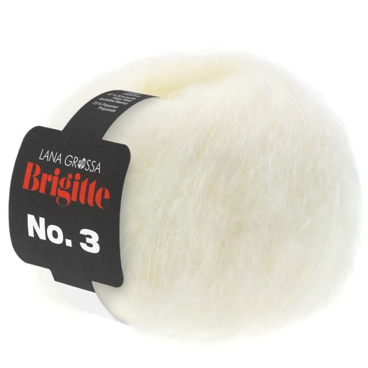 Lana Grossa Brigitte No. 3 25g 20 - Weiß Lieblingsgarn