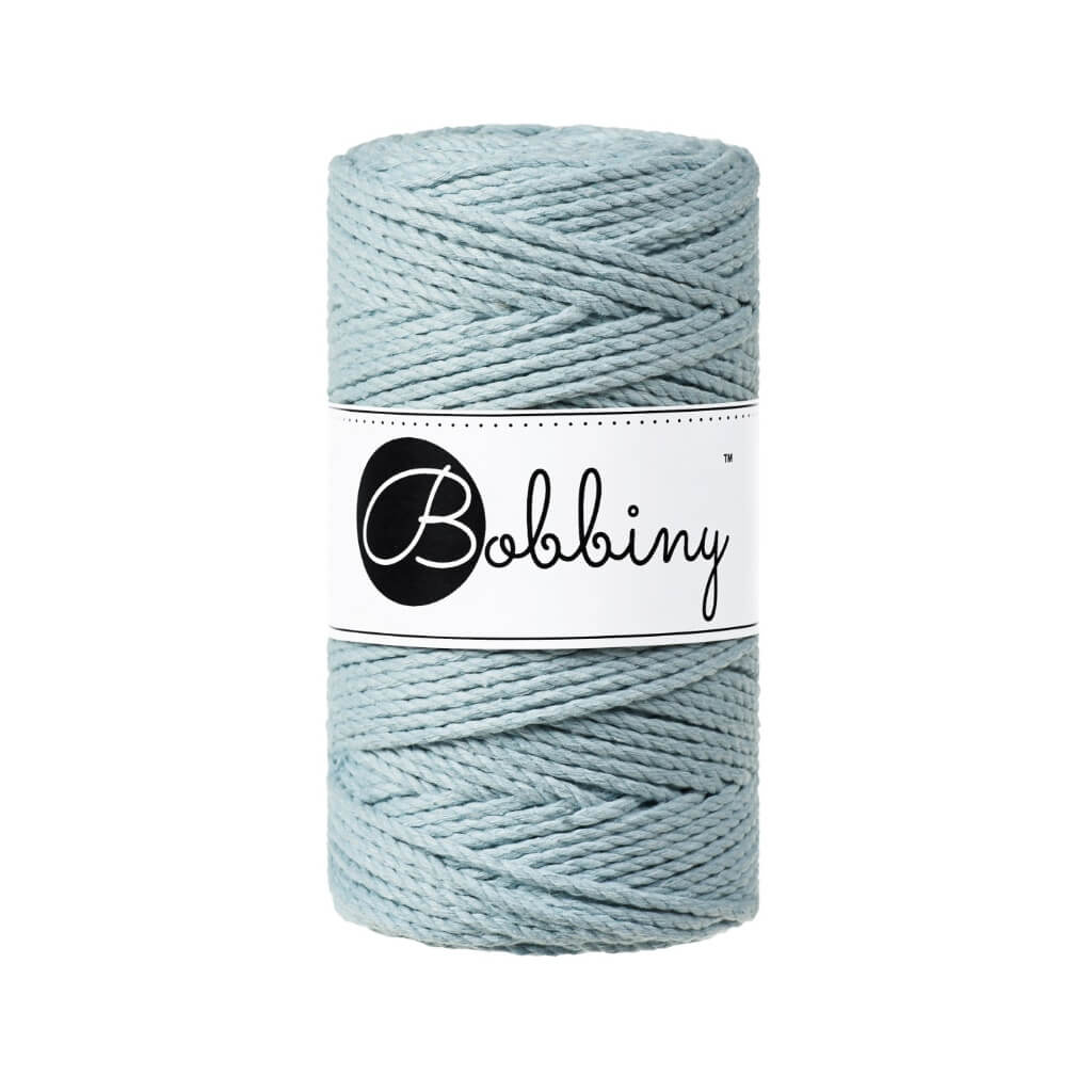 Bobbiny Makramee Garn 3mm gedreht Misty Lieblingsgarn