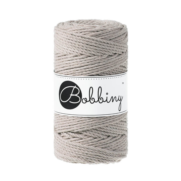 Bobbiny Makramee Garn 3mm gedreht Pearl Lieblingsgarn