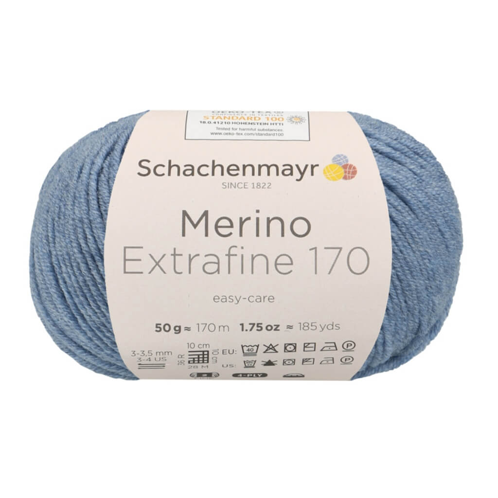 Schachenmayr Merino Extrafine 170 56 - Wolke Meliert Lieblingsgarn