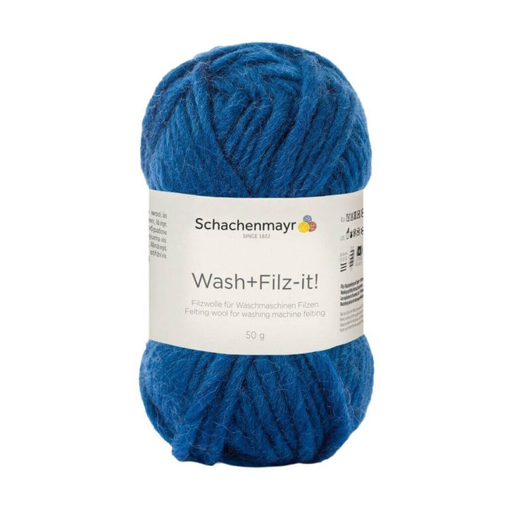 Schachenmayr Wash+Filz-it! Filzwolle 50g 25 - Indigo Lieblingsgarn