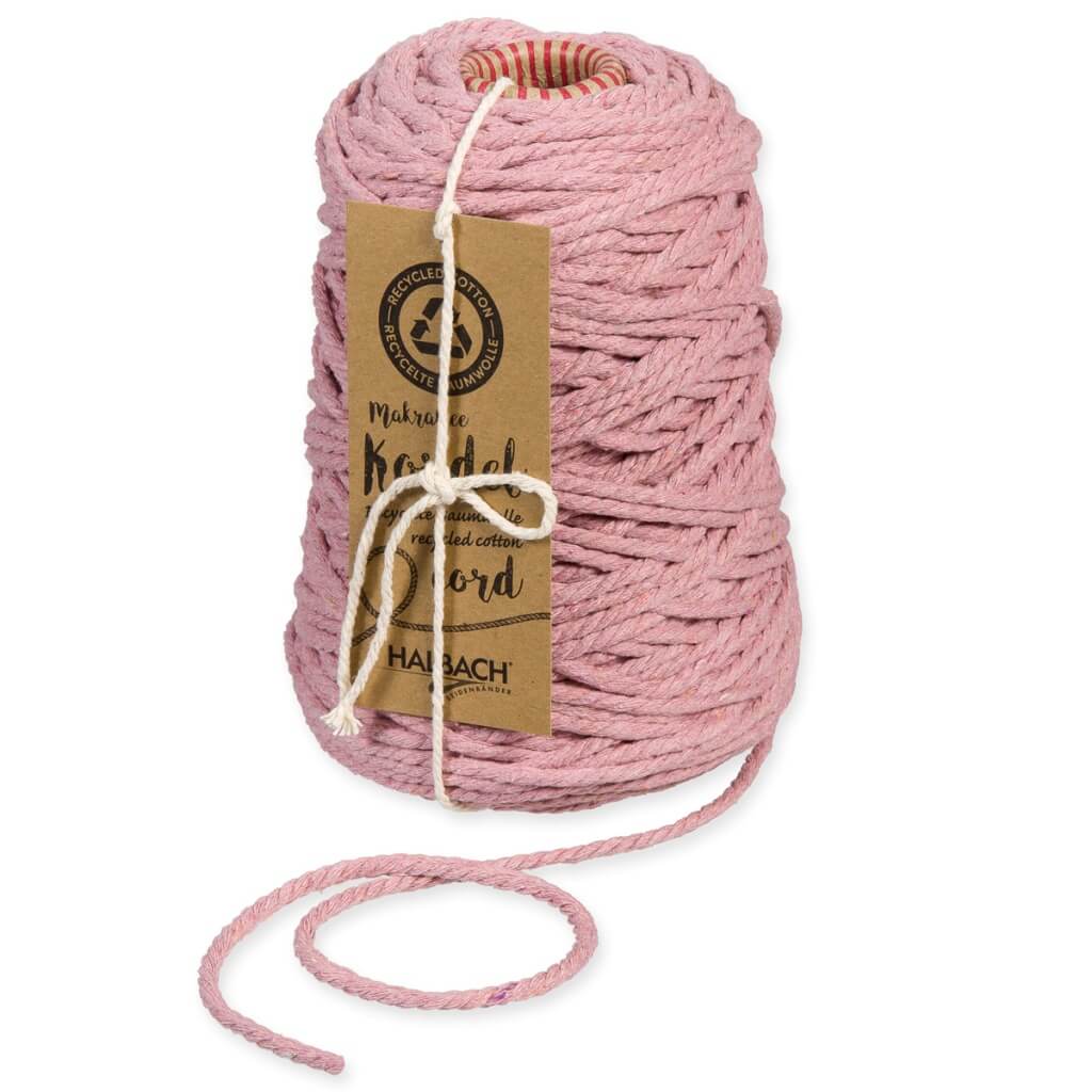 Halbach Makramee Garn 5 mm x 80 m 125 - dusky pink Lieblingsgarn