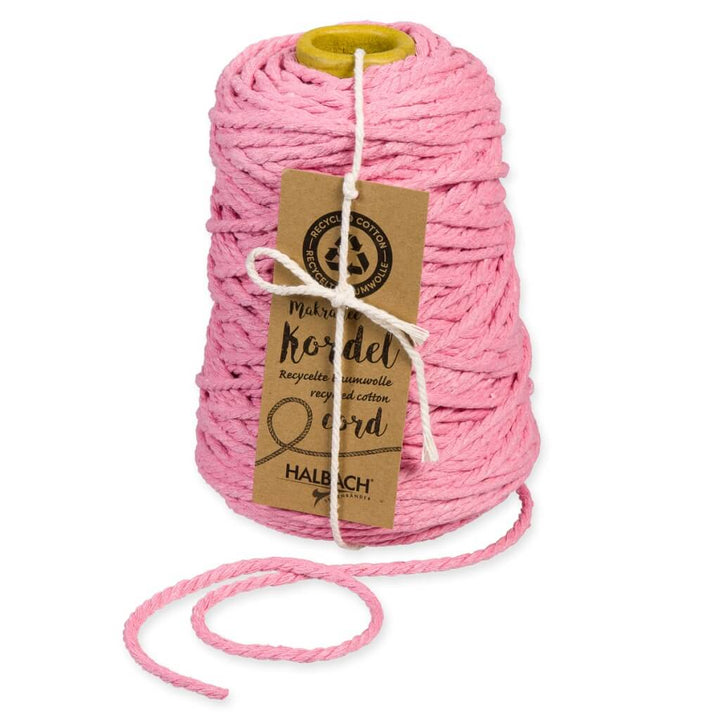 Halbach Makramee Garn 5 mm x 80 m 424 - rose Lieblingsgarn