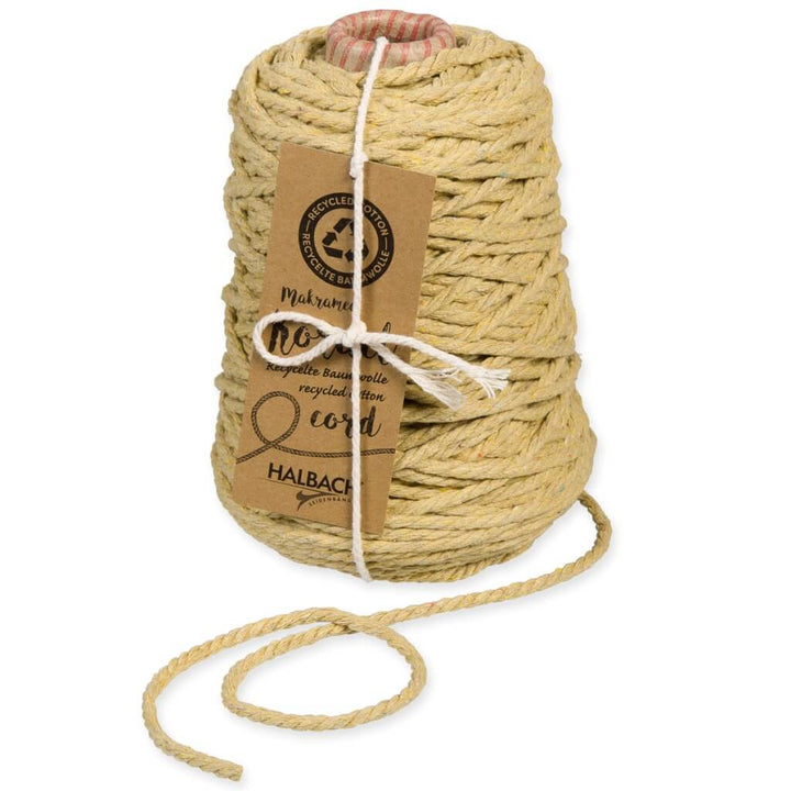 Halbach Makramee Garn 5 mm x 80 m 79 - straw Lieblingsgarn