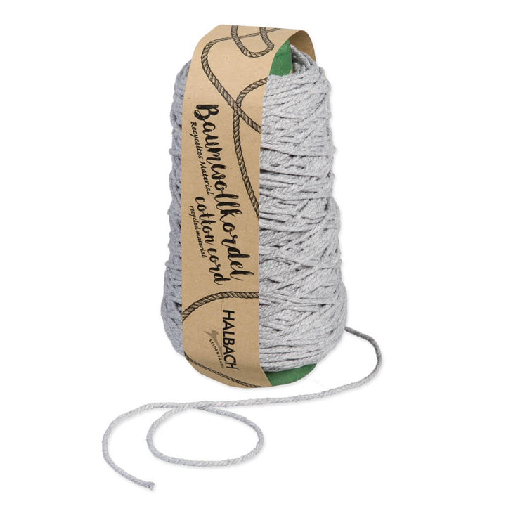 Halbach Makramee Garn 2 mm x 150 m gedreht 21 - grey Lieblingsgarn