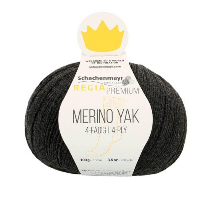 Schachenmayr Regia Premium Merino Yak 7512 - Anthrazit Meliert Lieblingsgarn
