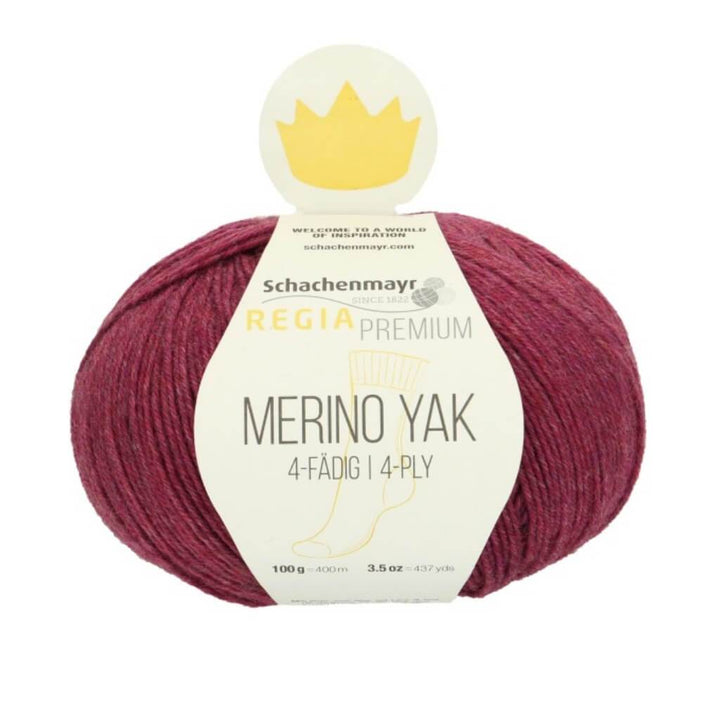 Schachenmayr Regia Premium Merino Yak 7517 - Rasperry Meliert Lieblingsgarn