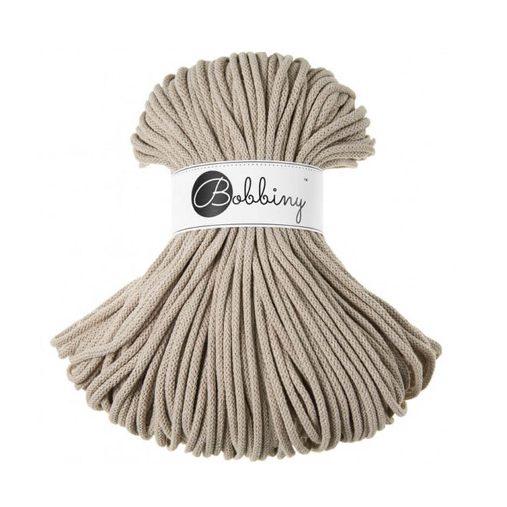 Bobbiny Kordel 5mm x 100 Meter Beige Lieblingsgarn