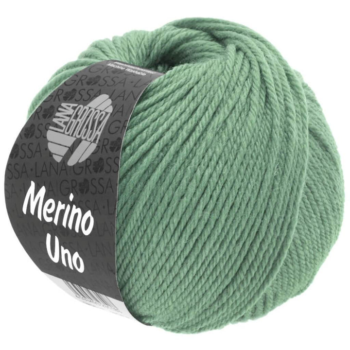 Lana Grossa Merino Uno 50 g 34 - Resedagrün Lieblingsgarn