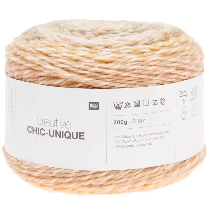 Rico Design Creative Chic-Unique 200g 007 - Puder Lieblingsgarn