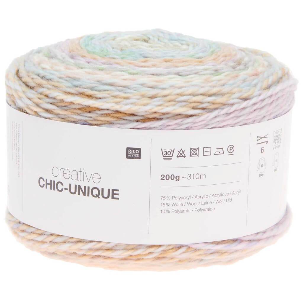 Rico Design Creative Chic-Unique 200g 008 - Milkshake Lieblingsgarn