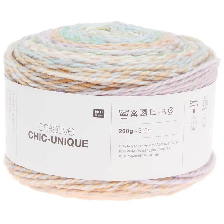 Rico Design Creative Chic-Unique 200g 008 - Milkshake Lieblingsgarn