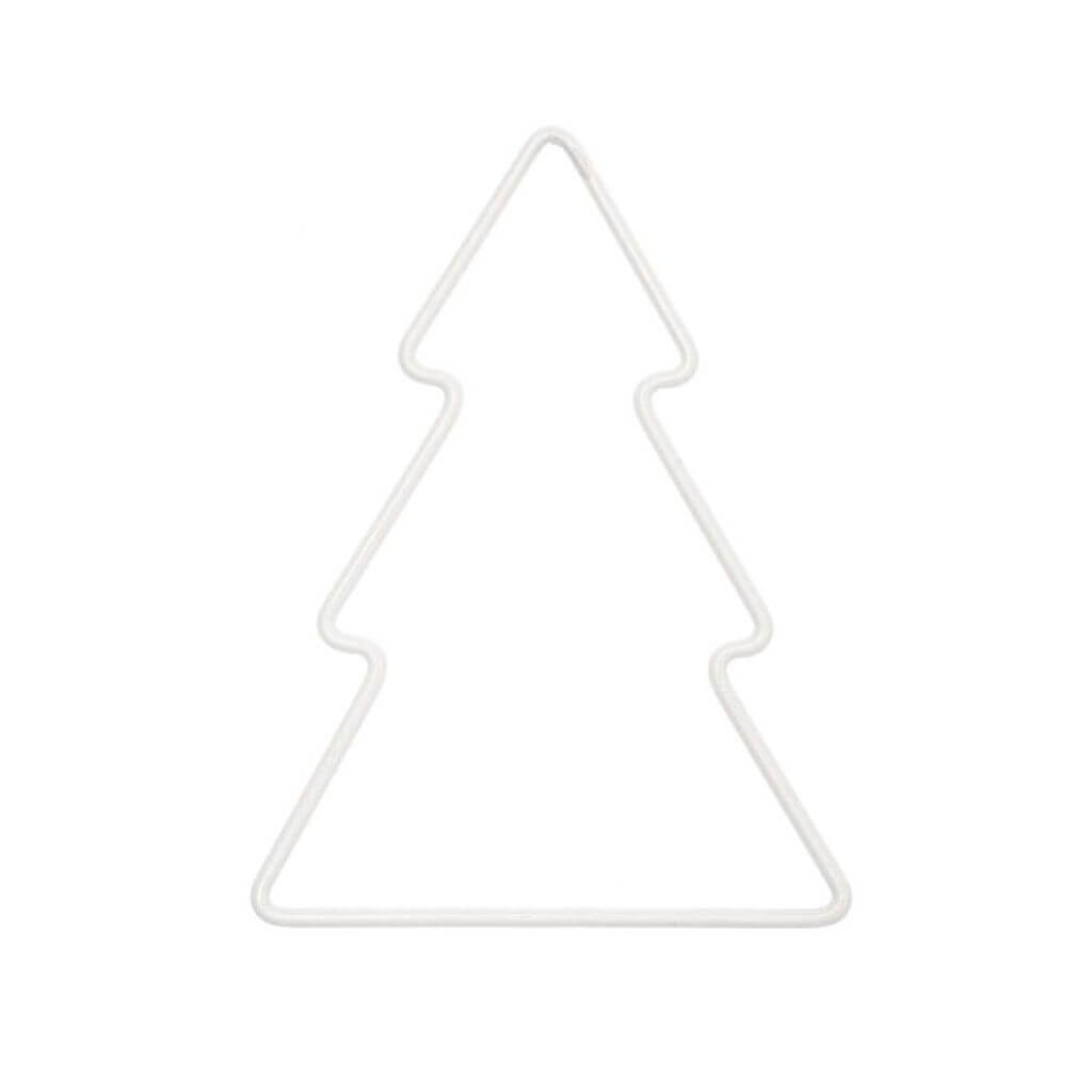 Rico Design Tanne aus Metall 20,5 x 28,5 cm Lieblingsgarn