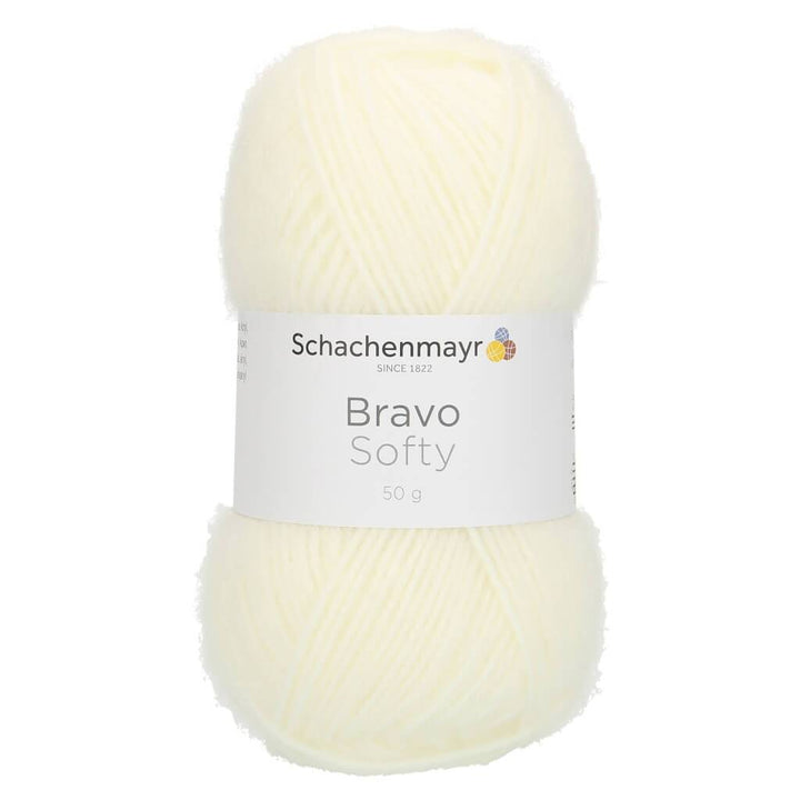 Schachenmayr Bravo Softy 50g 8200 - Ecru Lieblingsgarn
