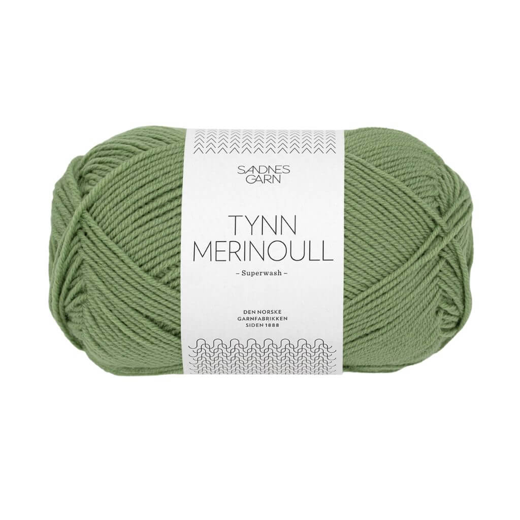 Sandnes Tynn Merinoull - 50g 8543 - Grønn Lieblingsgarn