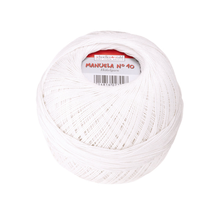 Schoeller + Stahl Häkelgarn Manuela 10 50 g 1 - Brillantweiß Lieblingsgarn