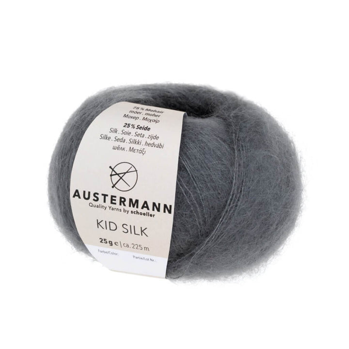 Austermann Kid Silk 25g 7 - Grau Lieblingsgarn