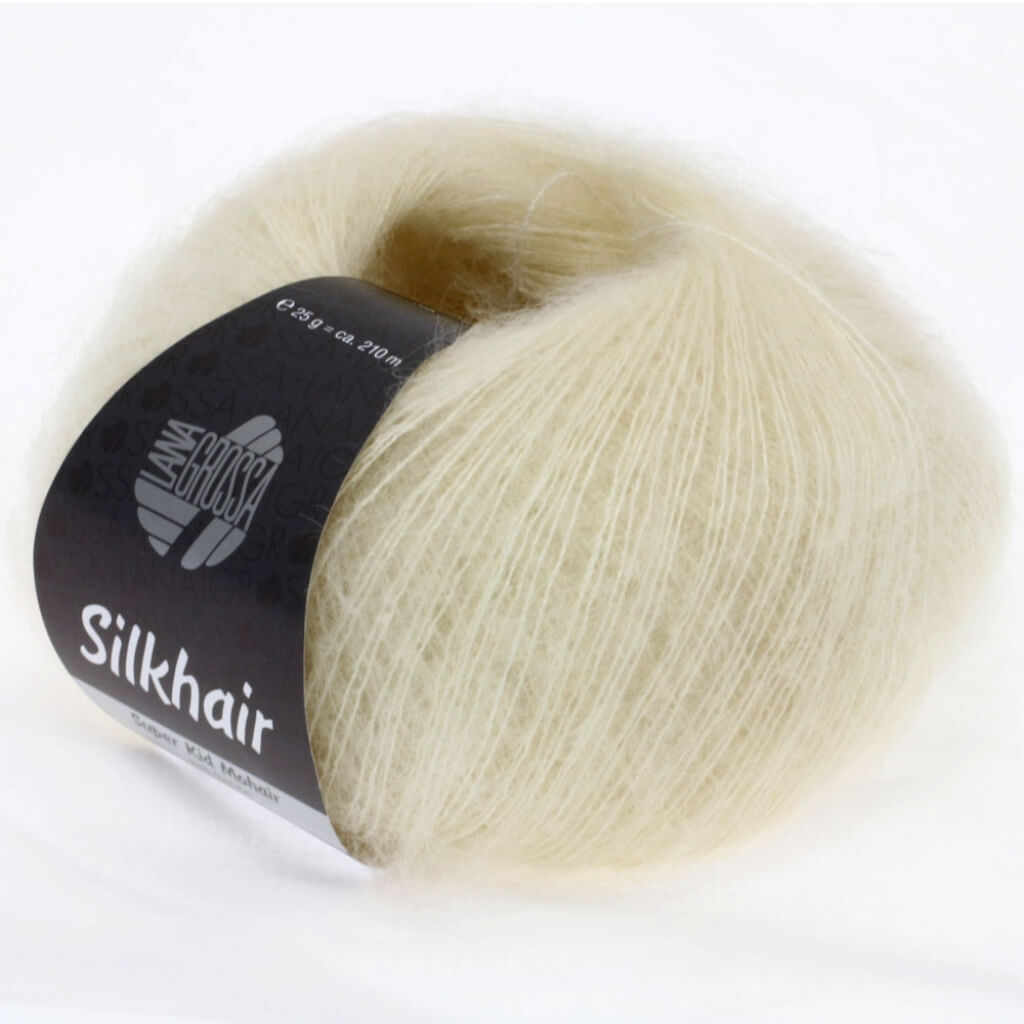 Lana Grossa Silkhair 25g 052 - Rohweiß Lieblingsgarn