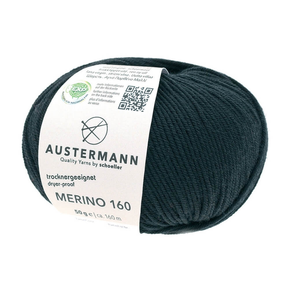 Austermann Merino 160 Exp 50g 202 - Schwarz Lieblingsgarn