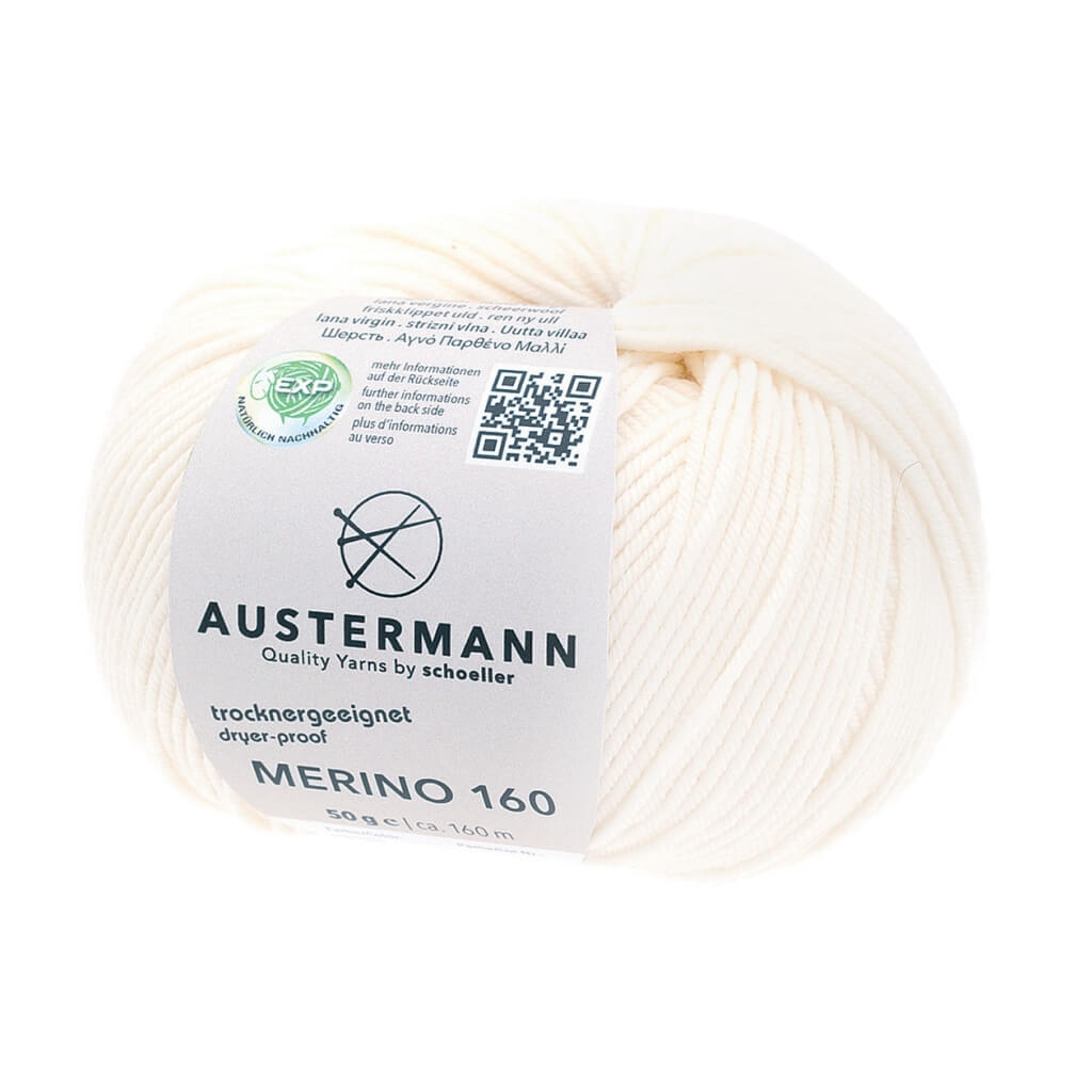 Austermann Merino 160 Exp 50g 210 - Natur Lieblingsgarn