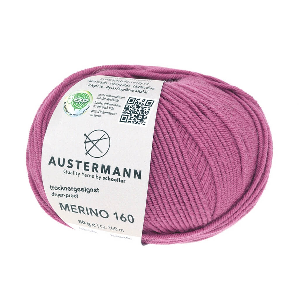 Austermann Merino 160 Exp 50g 241 - Pink Lipstic Lieblingsgarn