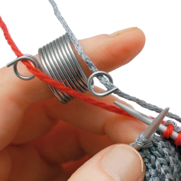 addi addistrike Fingerring mit Fadenführung - 280-7 Lieblingsgarn